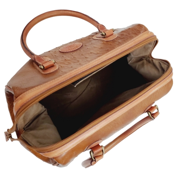 ALLEN EDWARD Handbag Vegan Leather Doctor's Tote Bag - Picture 10 of 13